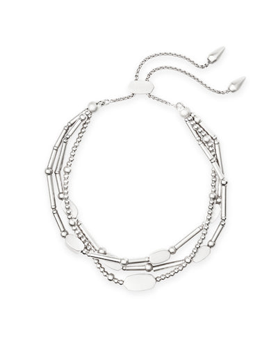 Kendra Scott Chantal Bracelet Bright Silver Metal-Bracelets-Kendra Scott-Market Street Nest, Fashionable Clothing, Shoes and Home Décor Located in Mabank, TX