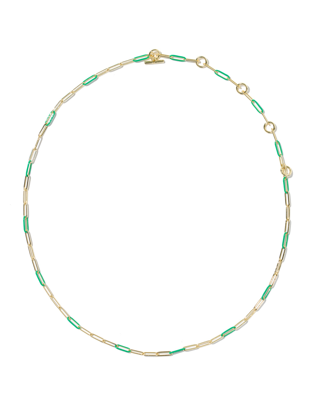 Kendra Scott Courtney Enamel Link And Chain Necklace-01-Jewelry-Kendra Scott-Market Street Nest, Fashionable Clothing, Shoes and Home Décor Located in Mabank, TX