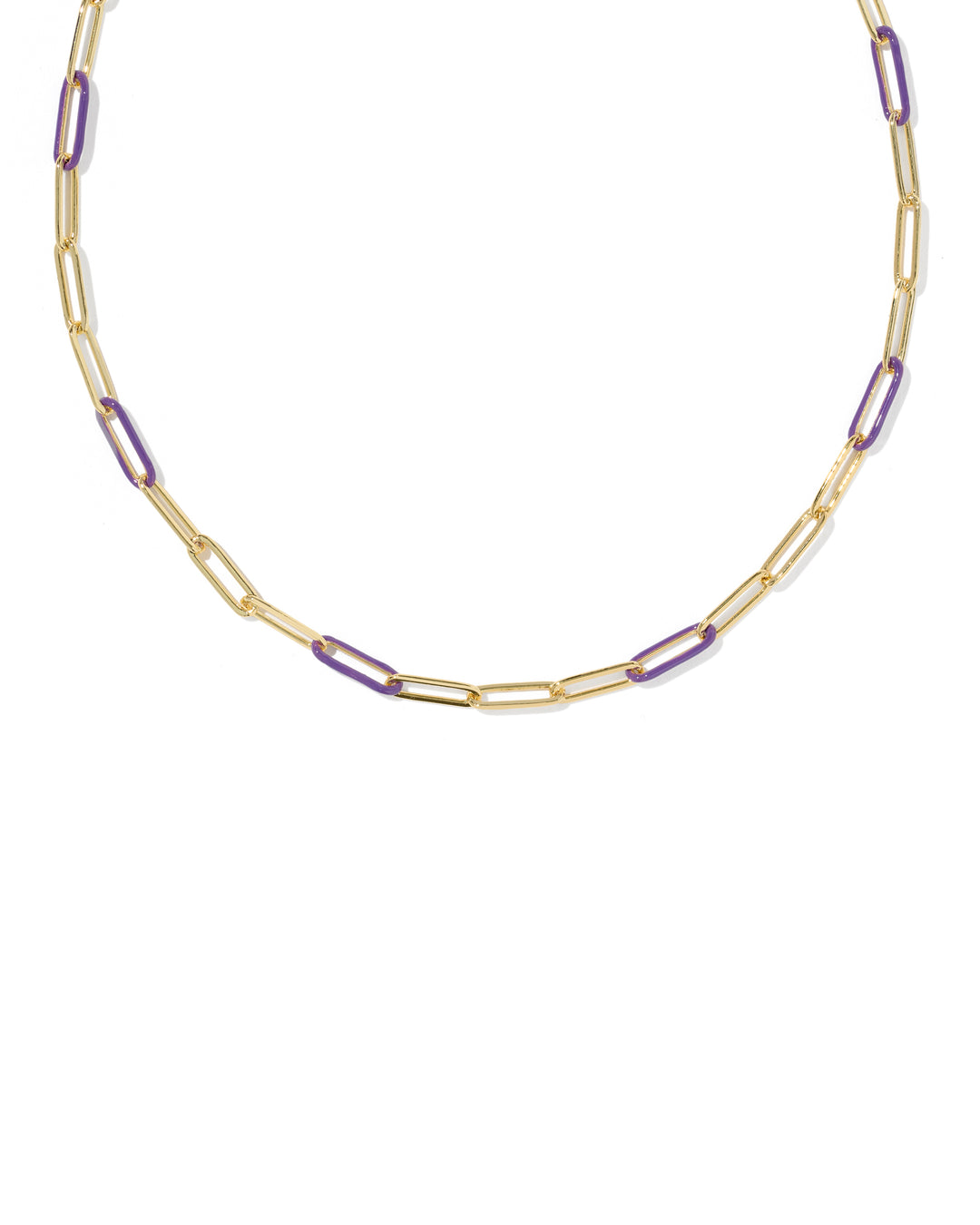 Kendra Scott Courtney Enamel Link And Chain Necklace-01-Jewelry-Kendra Scott-Market Street Nest, Fashionable Clothing, Shoes and Home Décor Located in Mabank, TX