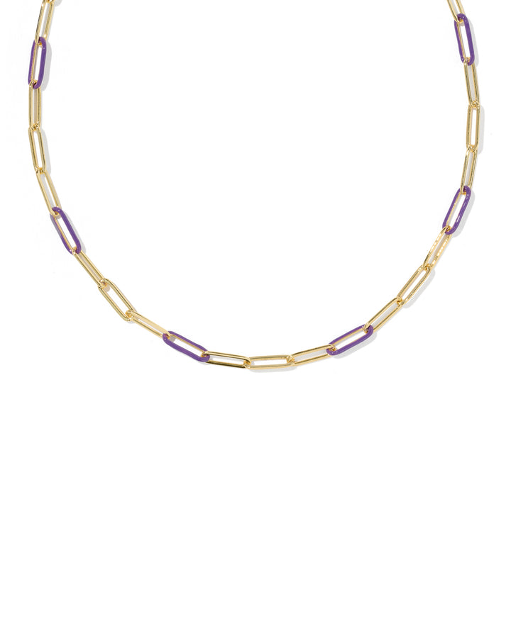 Kendra Scott Courtney Enamel Link And Chain Necklace-01-Jewelry-Kendra Scott-Market Street Nest, Fashionable Clothing, Shoes and Home Décor Located in Mabank, TX