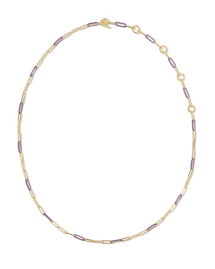 Kendra Scott Courtney Enamel Link And Chain Necklace-01-Jewelry-Kendra Scott-Market Street Nest, Fashionable Clothing, Shoes and Home Décor Located in Mabank, TX