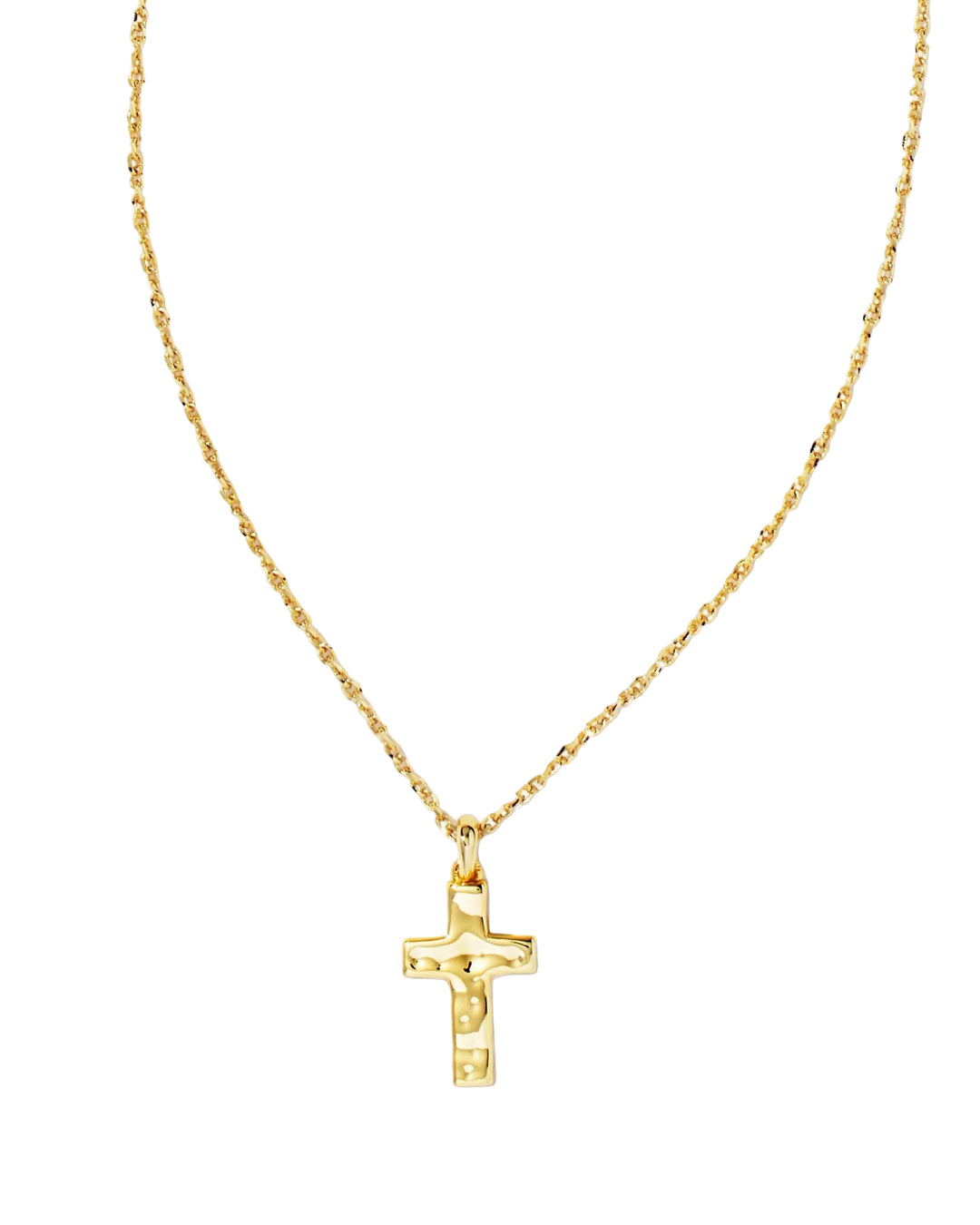 Kendra Scott Cross Pendant Necklace - Gold Metal-Necklaces-Kendra Scott-Market Street Nest, Fashionable Clothing, Shoes and Home Décor Located in Mabank, TX