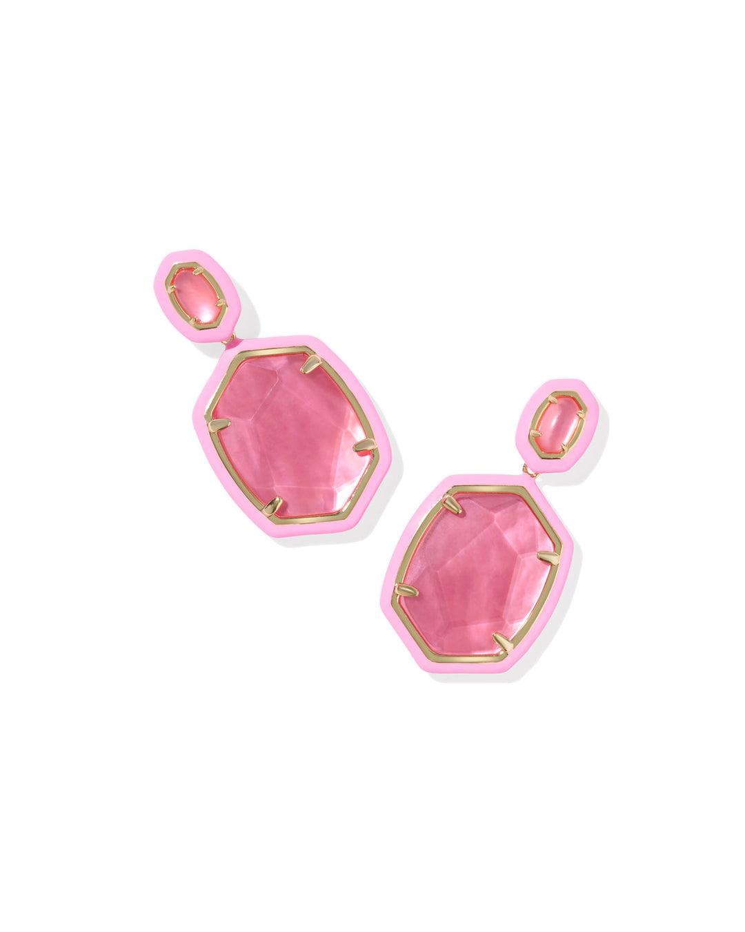 Kendra Scott Daphne Enamel Frame Drop Earrings-Earrings-Kendra Scott-Market Street Nest, Fashionable Clothing, Shoes and Home Décor Located in Mabank, TX