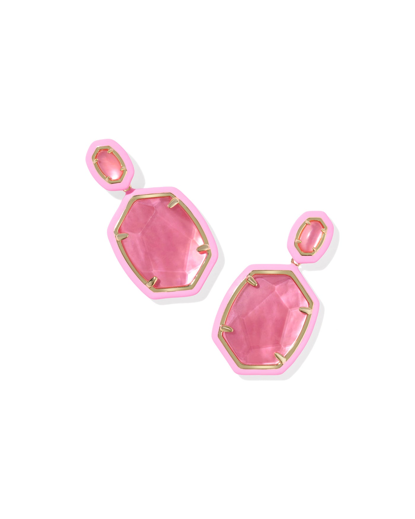 Kendra Scott Daphne Enamel Frame Drop Earrings-Earrings-Kendra Scott-Market Street Nest, Fashionable Clothing, Shoes and Home Décor Located in Mabank, TX