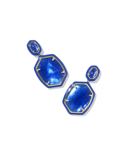 Kendra Scott Daphne Enamel Frame Drop Earrings-Earrings-Kendra Scott-Market Street Nest, Fashionable Clothing, Shoes and Home Décor Located in Mabank, TX