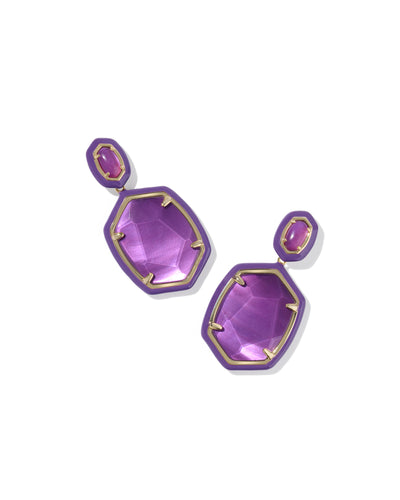 Kendra Scott Daphne Enamel Frame Drop Earrings-Earrings-Kendra Scott-Market Street Nest, Fashionable Clothing, Shoes and Home Décor Located in Mabank, TX