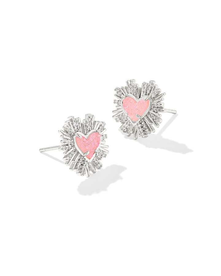 Kendra Scott Dolly Parton Ari Heart Stud Earrings-01-Jewelry-Kendra Scott-Market Street Nest, Fashionable Clothing, Shoes and Home Décor Located in Mabank, TX