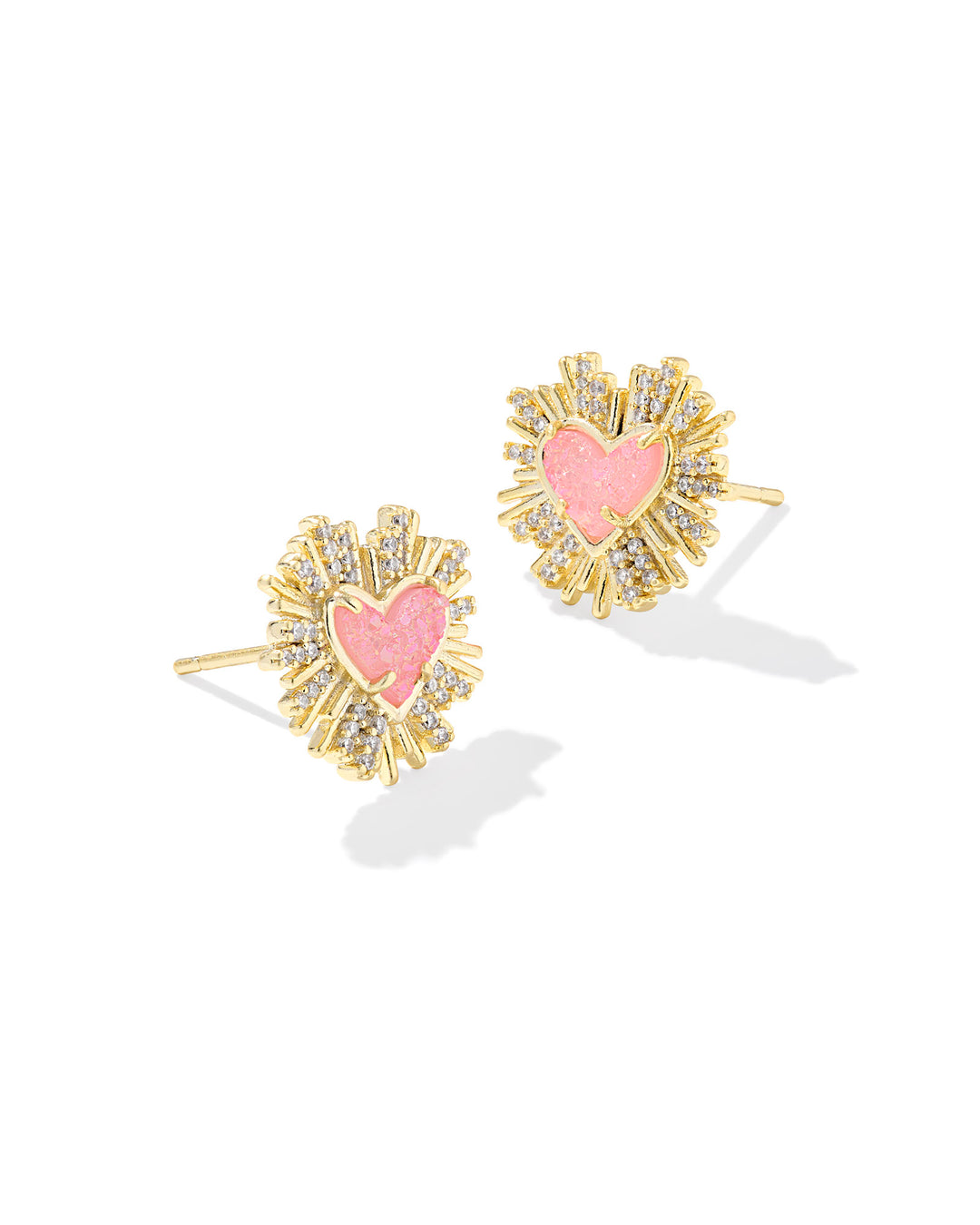 Kendra Scott Dolly Parton Ari Heart Stud Earrings-01-Jewelry-Kendra Scott-Market Street Nest, Fashionable Clothing, Shoes and Home Décor Located in Mabank, TX