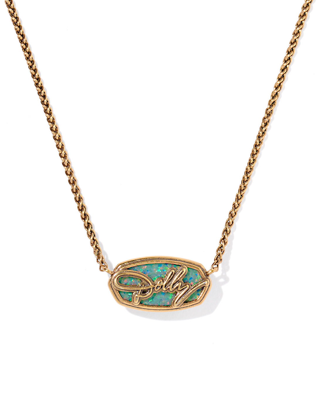 Kendra Scott Dolly Parton Elisa Short Pendant Necklace in Vintage Gold-01-Jewelry-Kendra Scott-Market Street Nest, Fashionable Clothing, Shoes and Home Décor Located in Mabank, TX