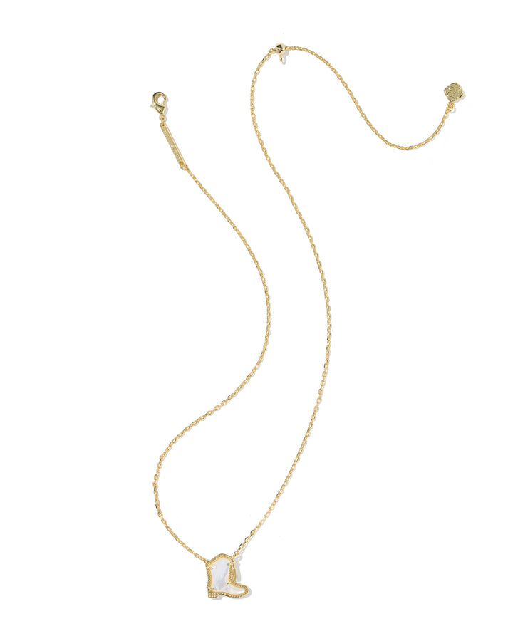 Kendra Scott Drill Team Boot Necklace-01-Jewelry-Kendra Scott-Market Street Nest, Fashionable Clothing, Shoes and Home Décor Located in Mabank, TX