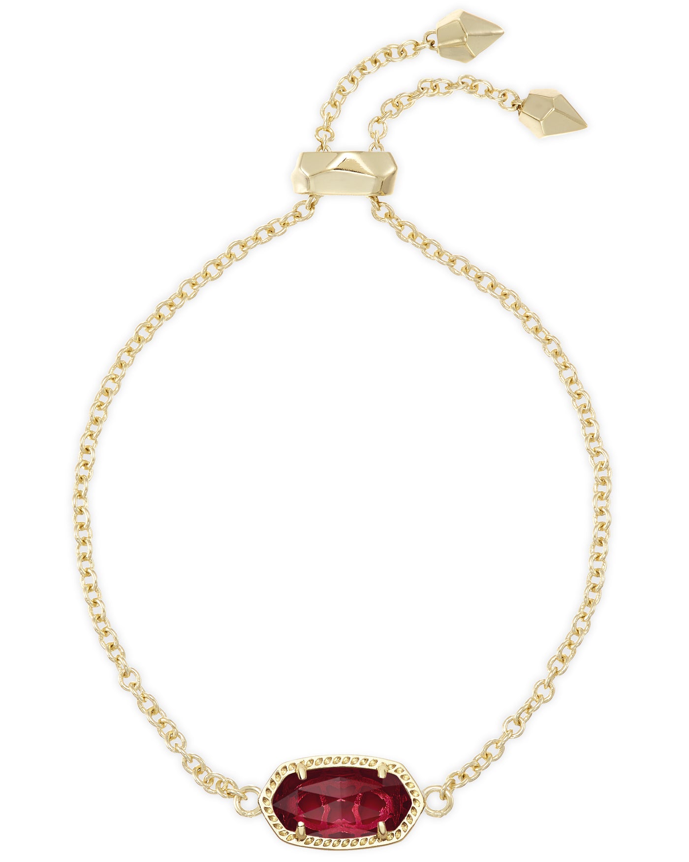 Kendra Scott Elaina Adjustable Chain Bracelet - Gold Clear Berry-Bracelets-Kendra Scott-Market Street Nest, Fashionable Clothing, Shoes and Home Décor Located in Mabank, TX