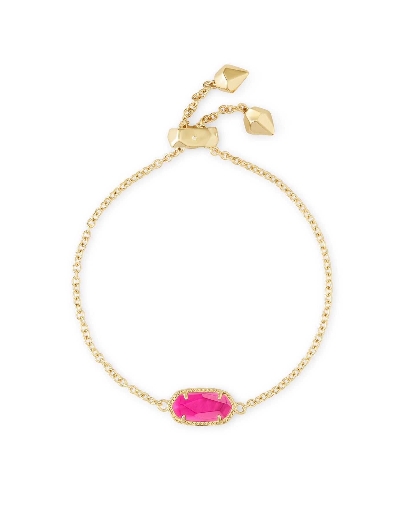 Kendra Scott Elaina Gold Adjustable Chain Bracelet in Azalea Illusion-Bracelets-Kendra Scott-Market Street Nest, Fashionable Clothing, Shoes and Home Décor Located in Mabank, TX