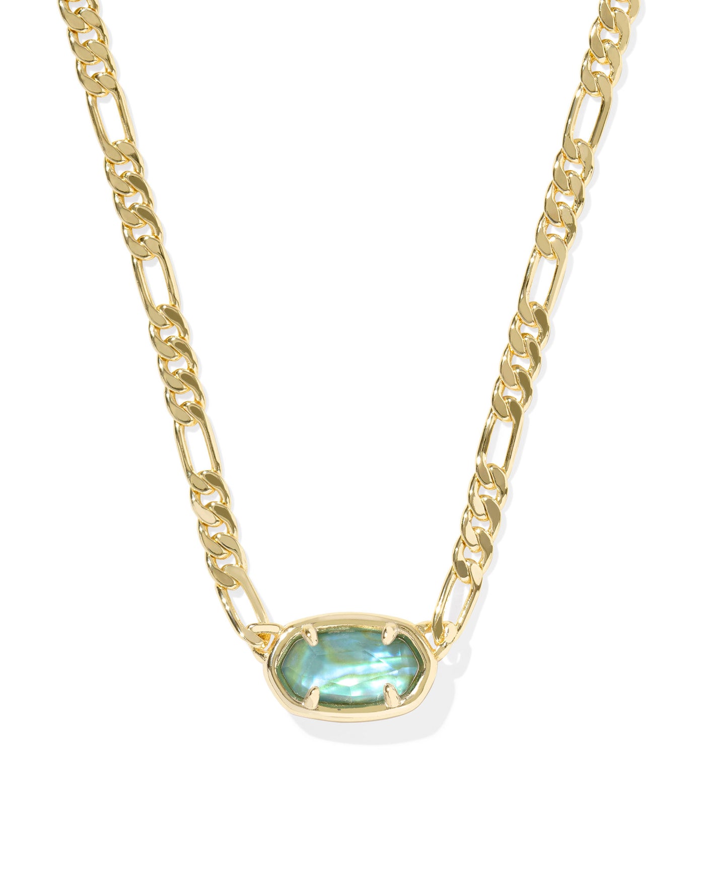 Kendra Scott Elisa Figaro Chain Short Pendant Necklace-Necklaces-Kendra Scott-Market Street Nest, Fashionable Clothing, Shoes and Home Décor Located in Mabank, TX