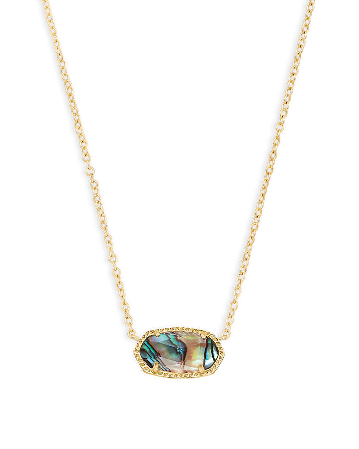 Kendra Scott Elisa Gold Pendant Necklace in Gold Abalone Shell-Necklaces-Kendra Scott-Market Street Nest, Fashionable Clothing, Shoes and Home Décor Located in Mabank, TX