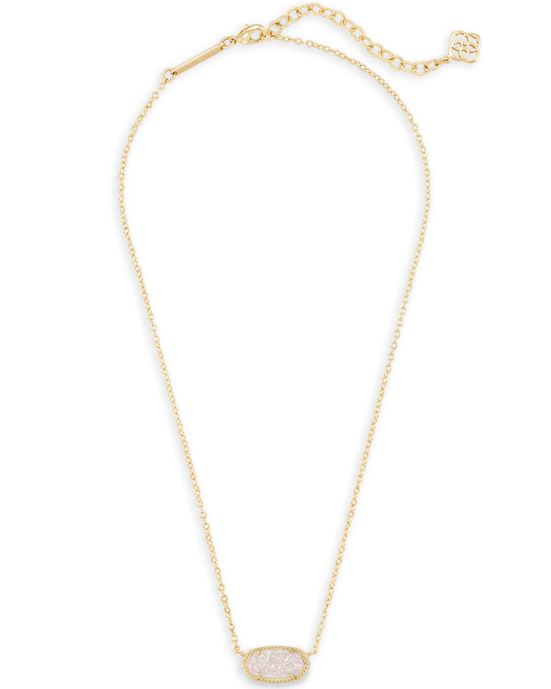 Kendra Scott Elisa Gold Pendant Necklace in Iridescent Drusy-Necklaces-Kendra Scott-Market Street Nest, Fashionable Clothing, Shoes and Home Décor Located in Mabank, TX