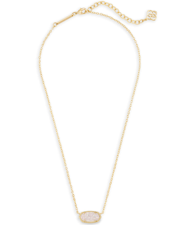 Kendra Scott Elisa Gold Pendant Necklace in Iridescent Drusy-Necklaces-Kendra Scott-Market Street Nest, Fashionable Clothing, Shoes and Home Décor Located in Mabank, TX