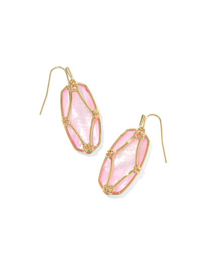 Kendra Scott Elle Lattice Frame Drop Earrings-Earrings-Kendra Scott-Market Street Nest, Fashionable Clothing, Shoes and Home Décor Located in Mabank, TX