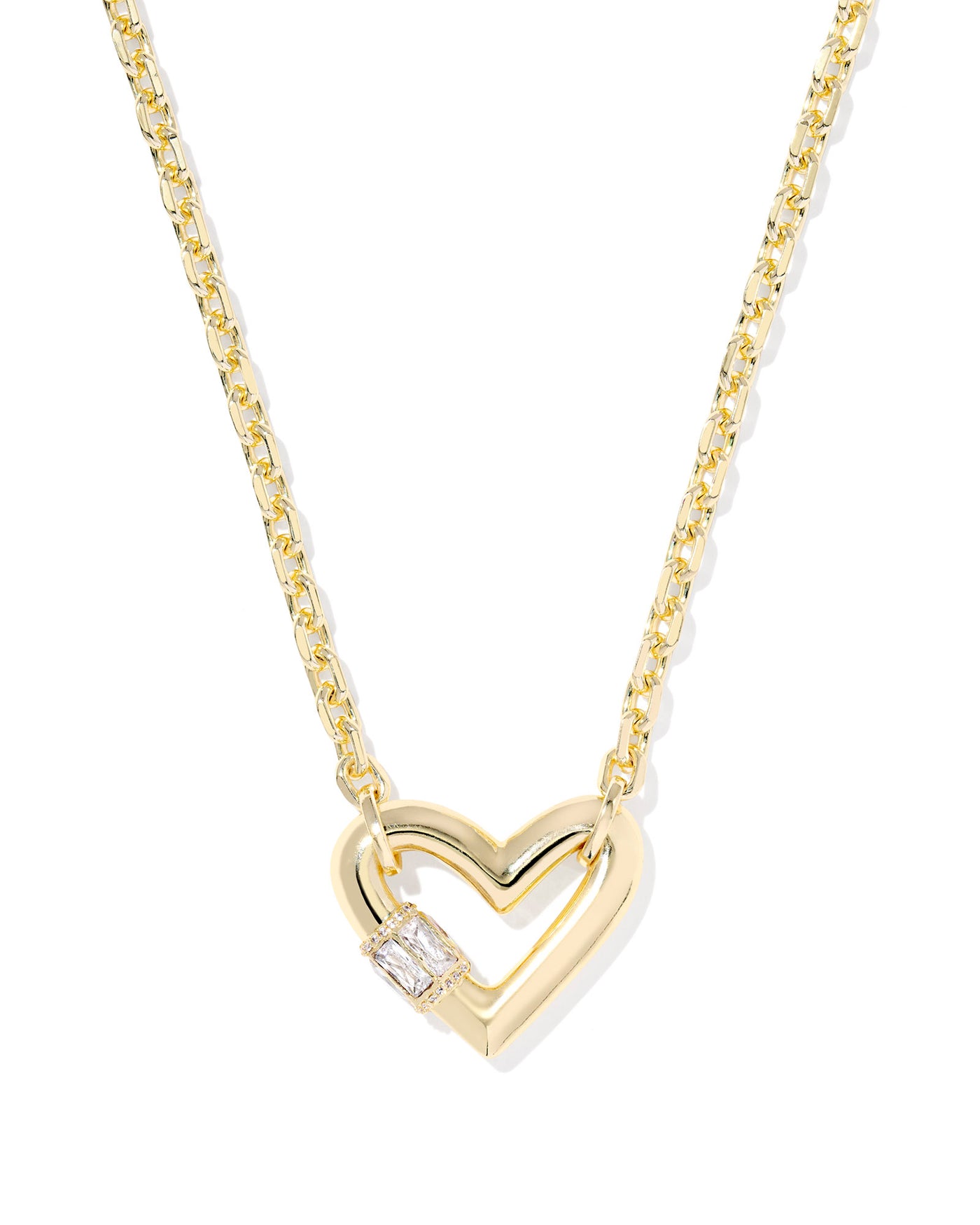 Kendra Scott Emery Heart Short Pendant Necklace-Necklaces-Kendra Scott-Market Street Nest, Fashionable Clothing, Shoes and Home Décor Located in Mabank, TX