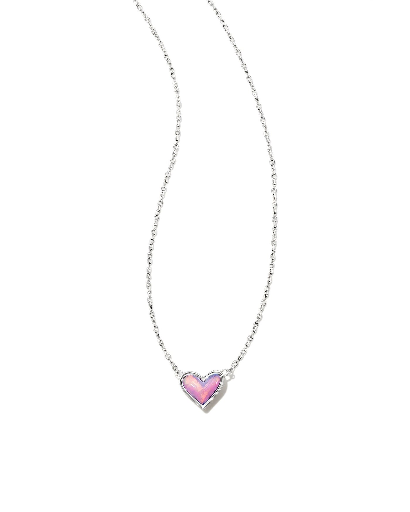 Kendra Scott Framed Ari Heart Short Pendant Necklace-Necklaces-Kendra Scott-Market Street Nest, Fashionable Clothing, Shoes and Home Décor Located in Mabank, TX