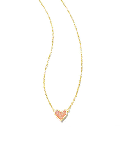 Kendra Scott Framed Ari Heart Short Pendant Necklace-Necklaces-Kendra Scott-Market Street Nest, Fashionable Clothing, Shoes and Home Décor Located in Mabank, TX