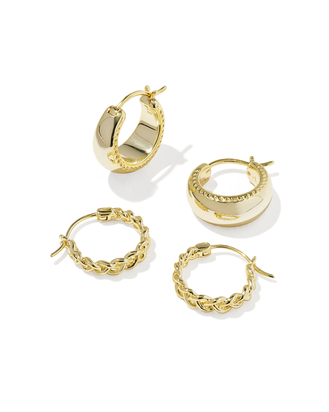 Kendra Scott Gabriella Set Of Huggie Earrings-01-Jewelry-KENDRA SCOTT-Market Street Nest, Fashionable Clothing, Shoes and Home Décor Located in Mabank, TX