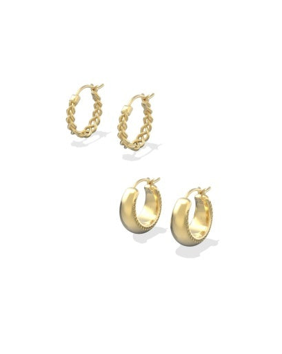 Kendra Scott Gabriella Set Of Huggie Earrings-01-Jewelry-KENDRA SCOTT-Market Street Nest, Fashionable Clothing, Shoes and Home Décor Located in Mabank, TX