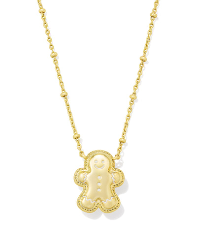 Kendra Scott Gingerbread Gold Short Pendant Necklace-Necklaces-Kendra Scott-Market Street Nest, Fashionable Clothing, Shoes and Home Décor Located in Mabank, TX