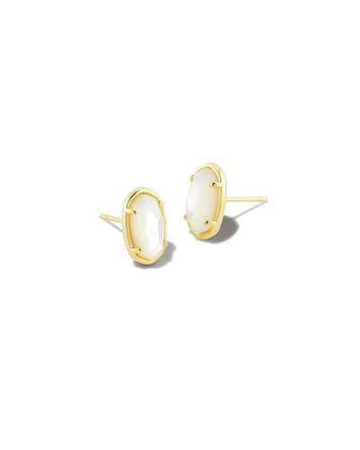 Kendra Scott Grayson Stud Earrings in Gold Ivory Mother of Pearl-Earrings-Kendra Scott-Market Street Nest, Fashionable Clothing, Shoes and Home Décor Located in Mabank, TX