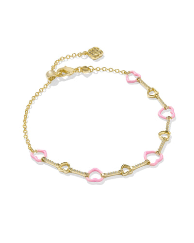 Kendra Scott Haisley Heart Delicate Chain Bracelet-Bracelets-Kendra Scott-Market Street Nest, Fashionable Clothing, Shoes and Home Décor Located in Mabank, TX