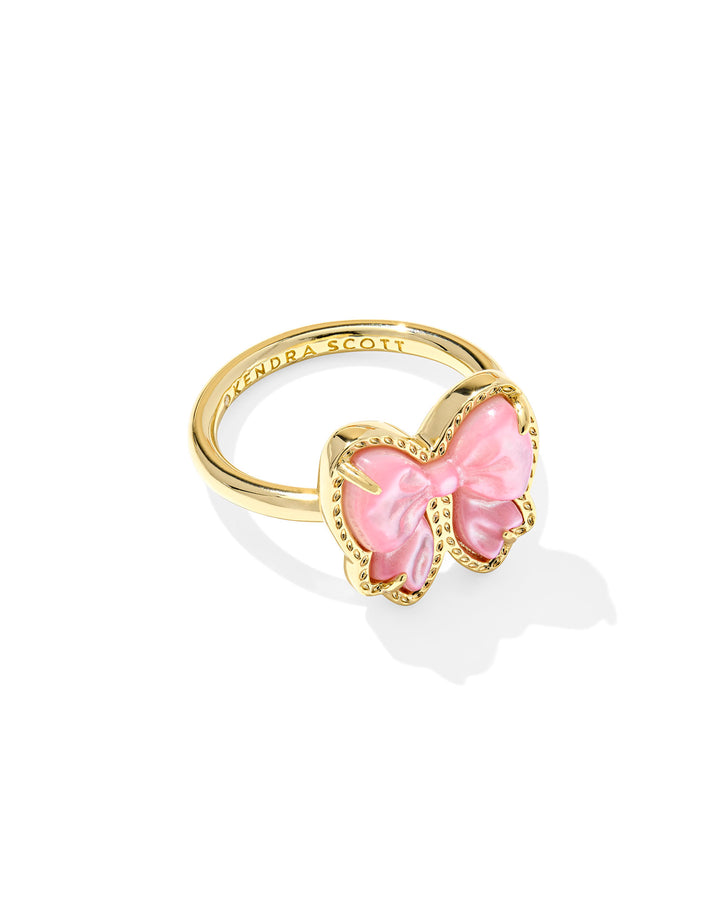 Kendra Scott Haley Bow Band Ring in Gold Blush-Rings-Kendra Scott-Market Street Nest, Fashionable Clothing, Shoes and Home Décor Located in Mabank, TX