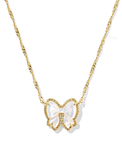 Kendra Scott Haley Bow Short Pendant Necklace-Necklaces-Kendra Scott-Market Street Nest, Fashionable Clothing, Shoes and Home Décor Located in Mabank, TX