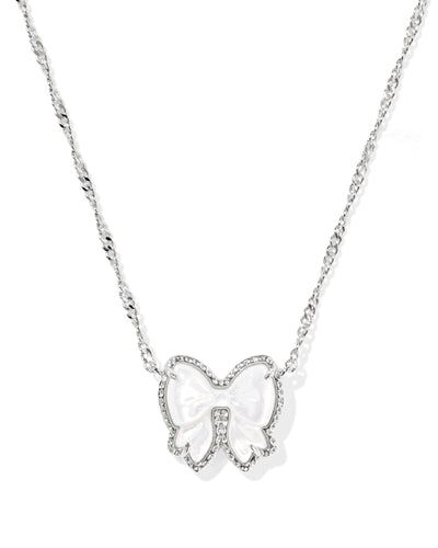 Kendra Scott Haley Bow Short Pendant Necklace-Necklaces-Kendra Scott-Market Street Nest, Fashionable Clothing, Shoes and Home Décor Located in Mabank, TX