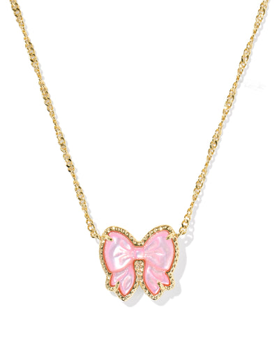 Kendra Scott Haley Bow Short Pendant Necklace-Necklaces-Kendra Scott-Market Street Nest, Fashionable Clothing, Shoes and Home Décor Located in Mabank, TX