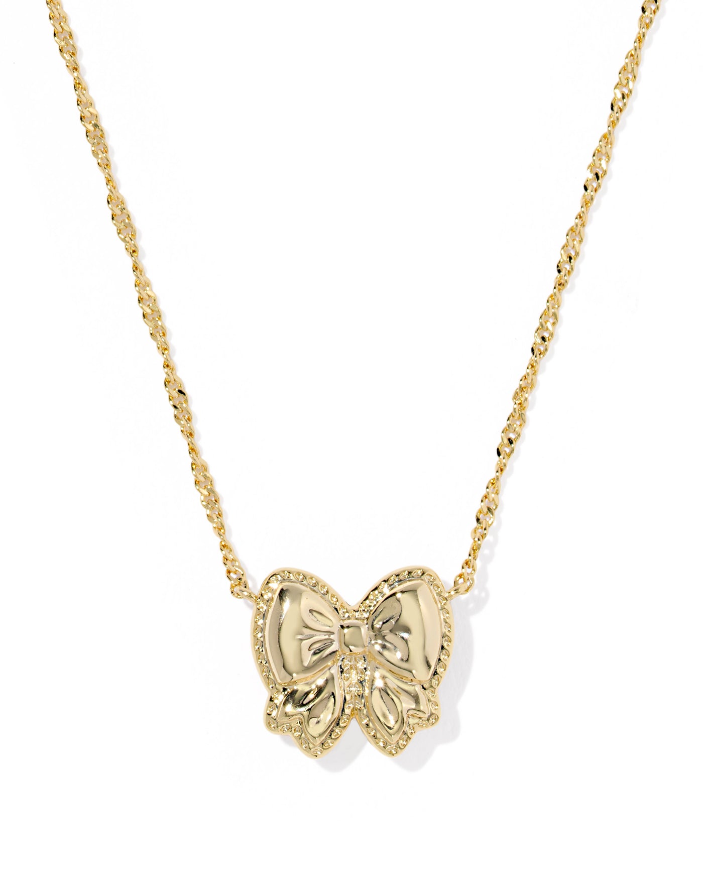 Kendra Scott Haley Bow Short Pendant Necklace in Gold Rose Vioelt Mother of Pearl-Necklaces-Kendra Scott-Market Street Nest, Fashionable Clothing, Shoes and Home Décor Located in Mabank, TX