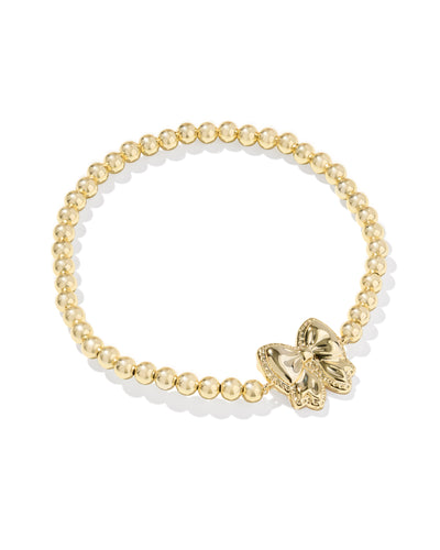 Kendra Scott Haley Bow Stretch Bracelet in Gold Rose Violet Mother of Pearl-Bracelets-Kendra Scott-Market Street Nest, Fashionable Clothing, Shoes and Home Décor Located in Mabank, TX