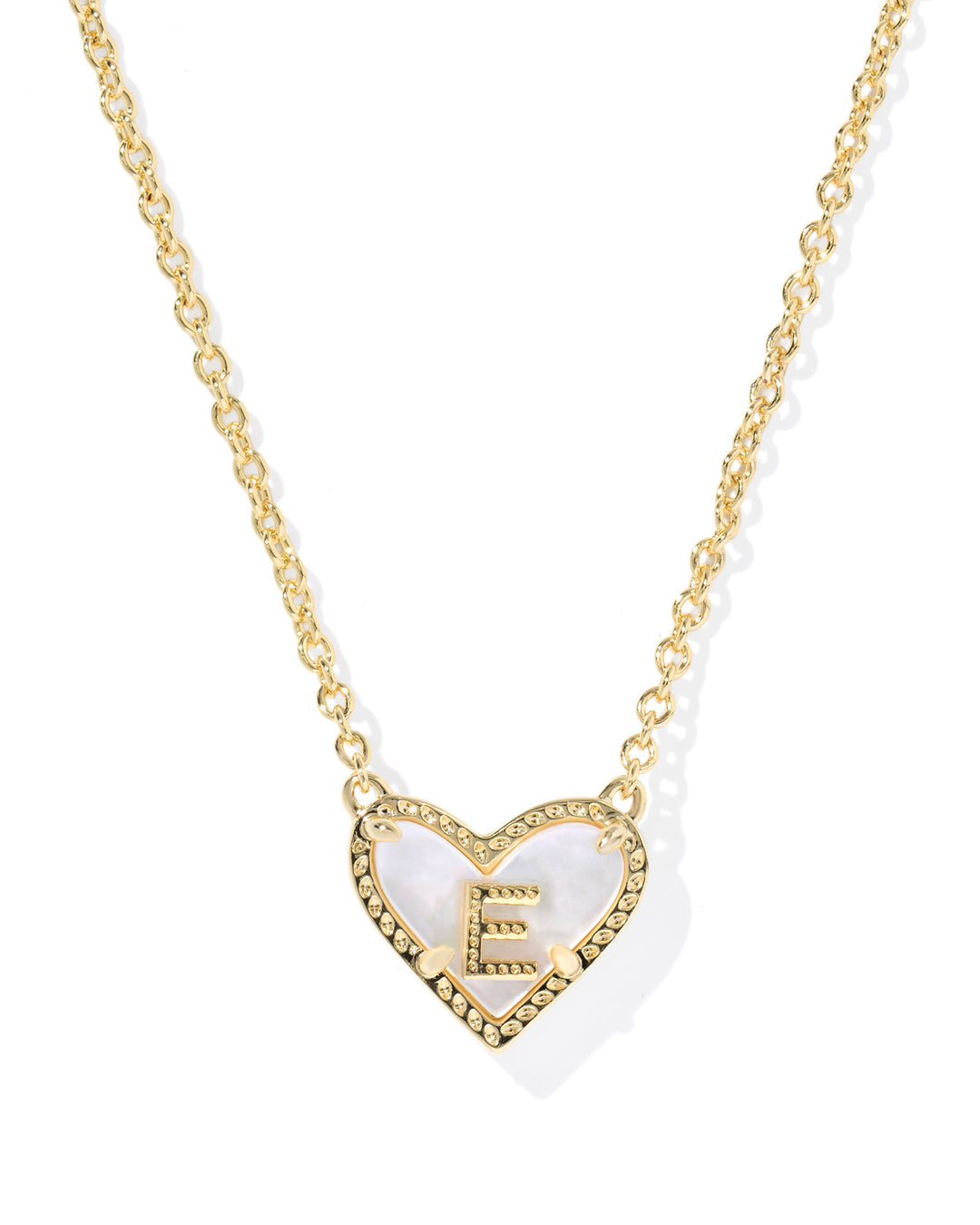 Kendra Scott Heart Letter Short Pendant Necklace-Necklaces-Kendra Scott-Market Street Nest, Fashionable Clothing, Shoes and Home Décor Located in Mabank, TX