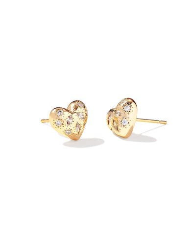 Kendra Scott Holland Heart Stud Earrings-Earrings-Kendra Scott-Market Street Nest, Fashionable Clothing, Shoes and Home Décor Located in Mabank, TX