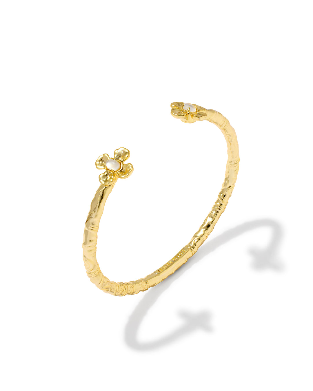 Kendra Scott Leanne Cuff Bracelet in Gold Natural Mother of Pearl-01-Jewelry-Kendra Scott-Market Street Nest, Fashionable Clothing, Shoes and Home Décor Located in Mabank, TX