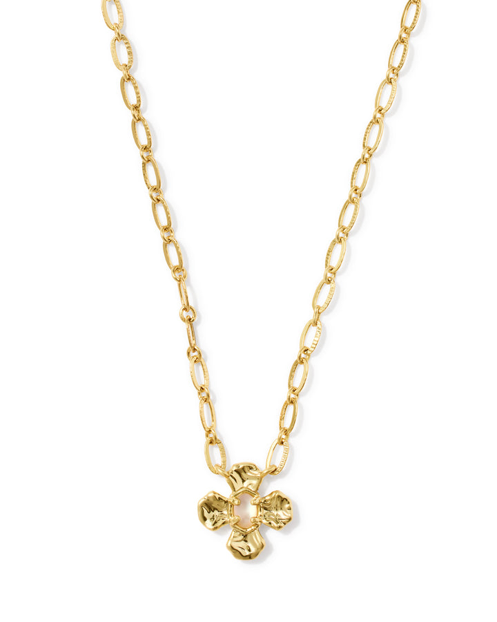 Kendra Scott Leanne Short Pendant Necklace Natural Mother of Pearl-01-Jewelry-Kendra Scott-Market Street Nest, Fashionable Clothing, Shoes and Home Décor Located in Mabank, TX