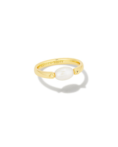 Kendra Scott Leighton Pearl Band Ring-Rings-Kendra Scott-Market Street Nest, Fashionable Clothing, Shoes and Home Décor Located in Mabank, TX