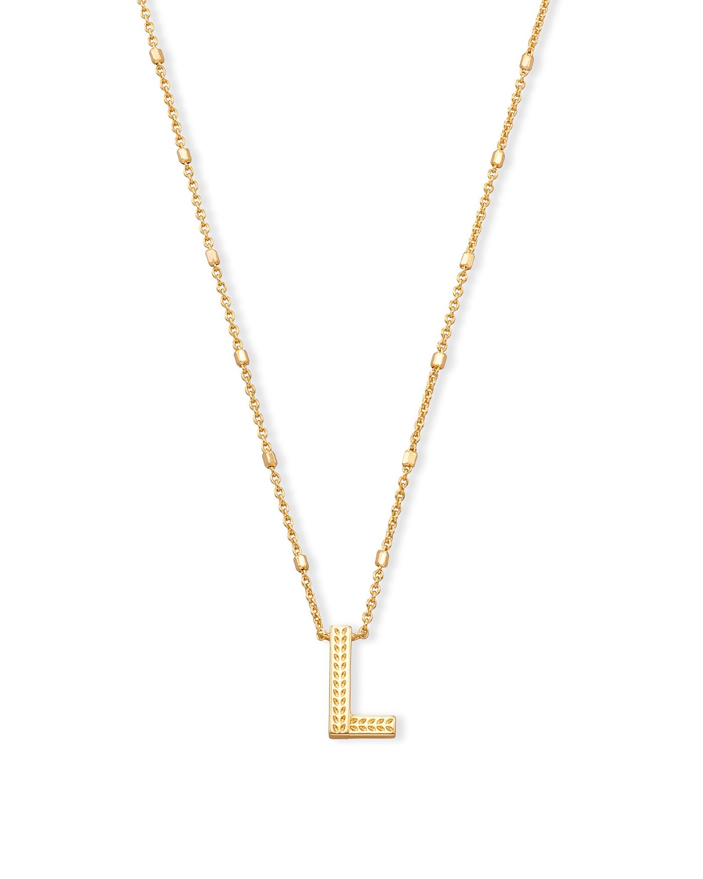 Kendra Scott Letter Pendant Necklace-Necklaces-Kendra Scott-Market Street Nest, Fashionable Clothing, Shoes and Home Décor Located in Mabank, TX