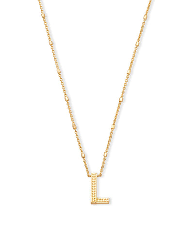 Kendra Scott Letter Pendant Necklace-Necklaces-Kendra Scott-Market Street Nest, Fashionable Clothing, Shoes and Home Décor Located in Mabank, TX
