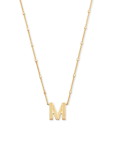 Kendra Scott Letter Pendant Necklace-Necklaces-Kendra Scott-Market Street Nest, Fashionable Clothing, Shoes and Home Décor Located in Mabank, TX