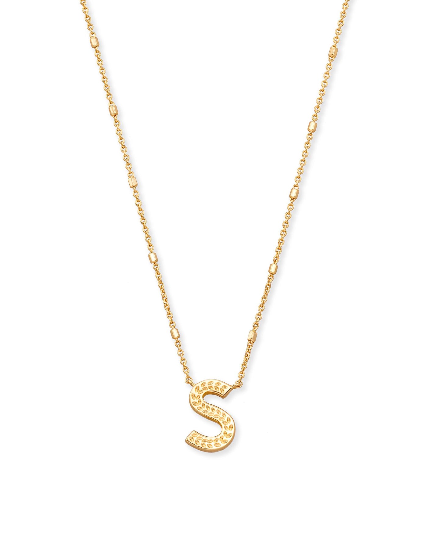 Kendra Scott Letter Pendant Necklace-Necklaces-Kendra Scott-Market Street Nest, Fashionable Clothing, Shoes and Home Décor Located in Mabank, TX