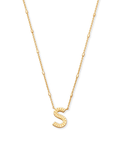 Kendra Scott Letter Pendant Necklace-Necklaces-Kendra Scott-Market Street Nest, Fashionable Clothing, Shoes and Home Décor Located in Mabank, TX