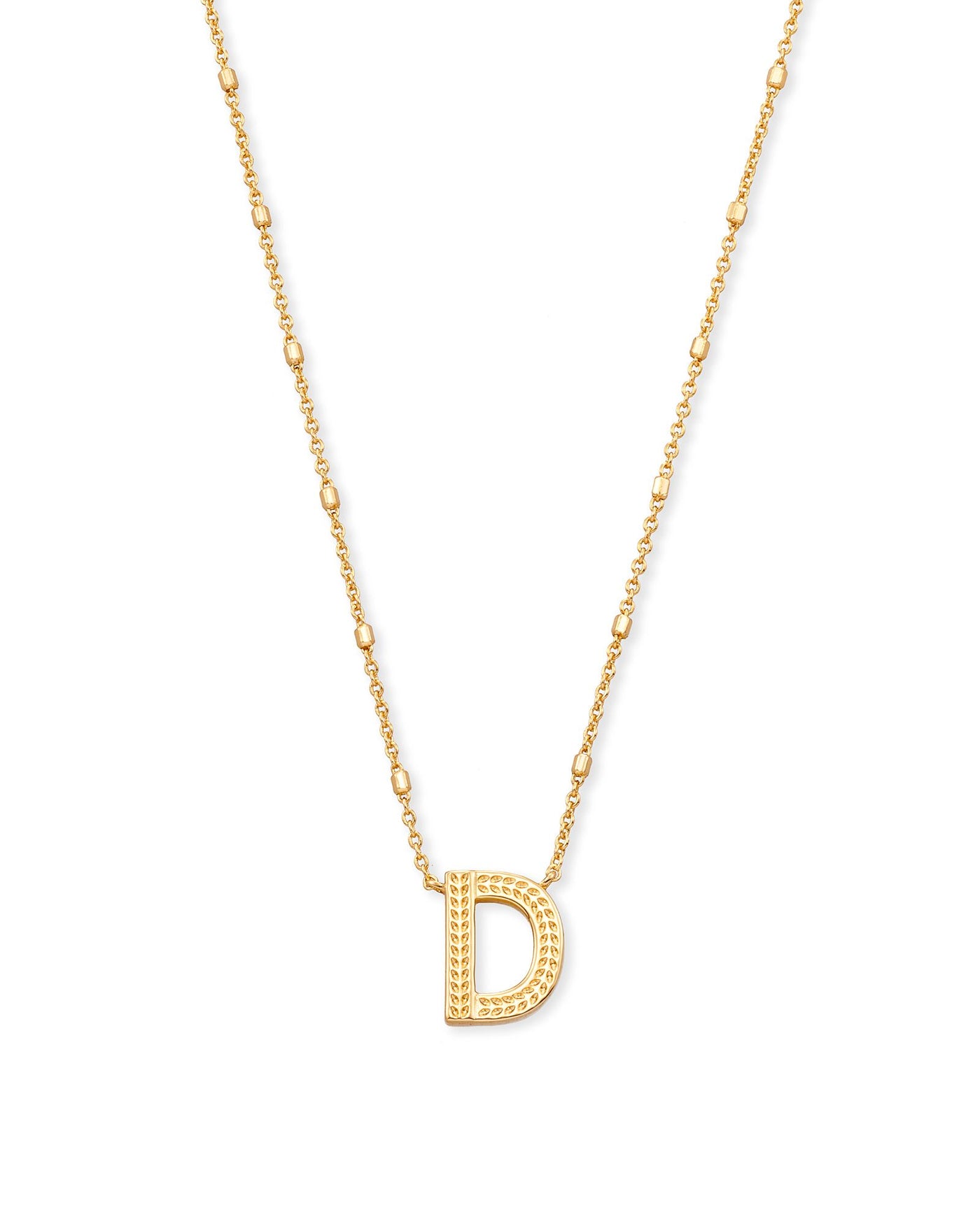Kendra Scott Letter Pendant Necklace-Necklaces-Kendra Scott-Market Street Nest, Fashionable Clothing, Shoes and Home Décor Located in Mabank, TX