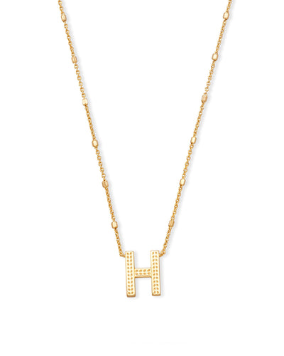 Kendra Scott Letter Pendant Necklace-Necklaces-Kendra Scott-Market Street Nest, Fashionable Clothing, Shoes and Home Décor Located in Mabank, TX