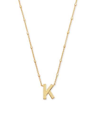 Kendra Scott Letter Pendant Necklace-Necklaces-Kendra Scott-Market Street Nest, Fashionable Clothing, Shoes and Home Décor Located in Mabank, TX