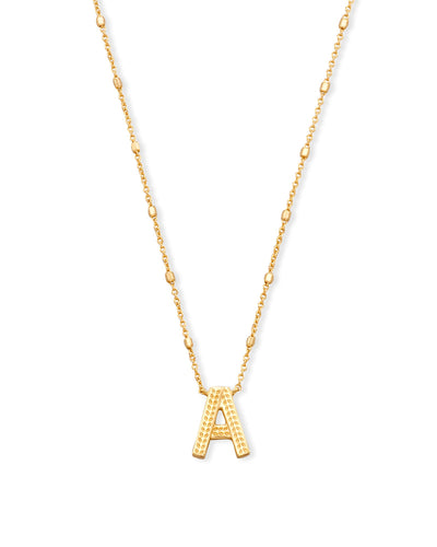 Kendra Scott Letter Pendant Necklace-Necklaces-Kendra Scott-Market Street Nest, Fashionable Clothing, Shoes and Home Décor Located in Mabank, TX