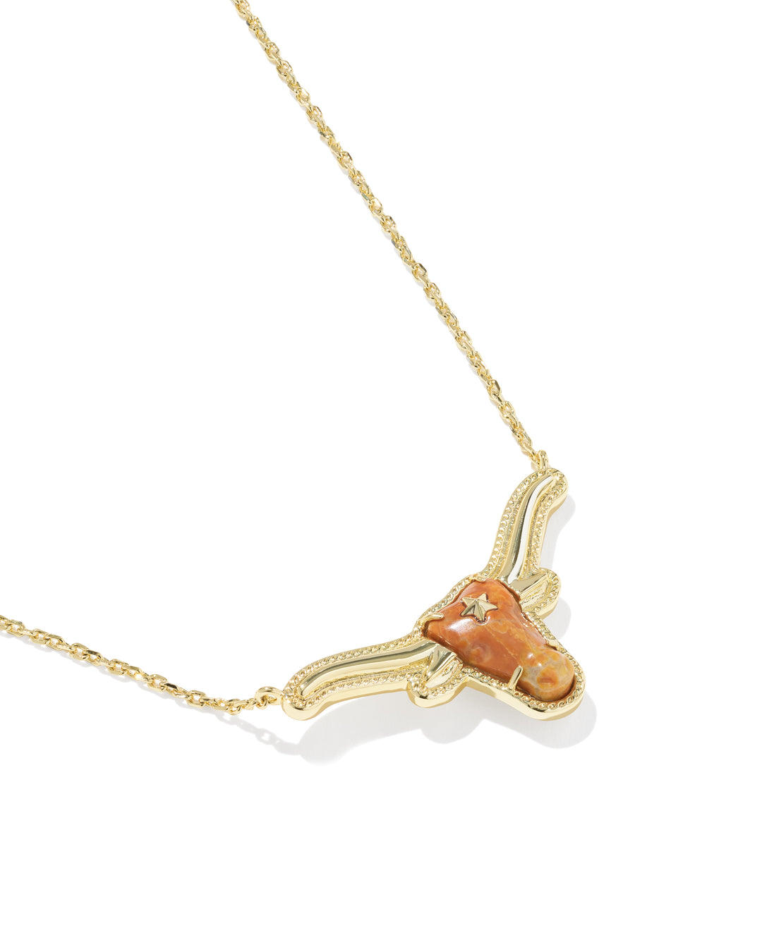 Kendra Scott Longhorn Short Pendant Necklace-01-Jewelry-Kendra Scott-Market Street Nest, Fashionable Clothing, Shoes and Home Décor Located in Mabank, TX